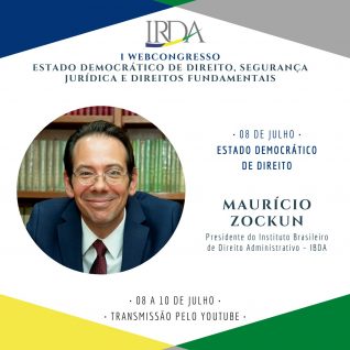I WEBCONGRESSO DE DIREITO: Maurício Zockun, presidente do IBDA confirmado